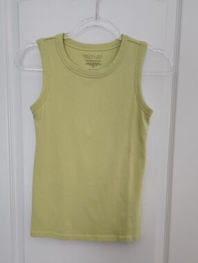 Rachel Zoe Sleeveless Tank in Light Lime Green